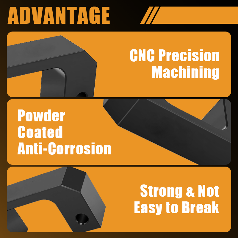 Core advantages of Vypart Block Front Leveling Lift Kit Suspension Spacers: CNC precision machining, powder coated anti-corrosion finish, high toughness structure not easy to crack