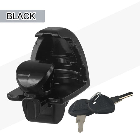 Size comparison image of the Vypart coupler lock next to a coin, showing its compact yet sturdy dimensions