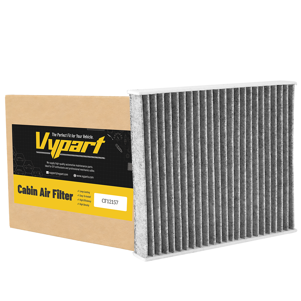 Vypart CP157, CF12157 Cabin Air Filter with Fiber, main product view ensuring fresh airflow