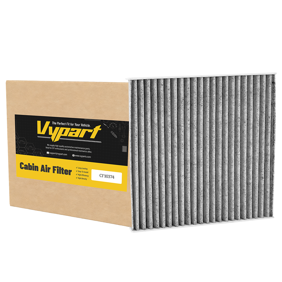 Vypart CP374, CF10374, CAF1765, CAF7765 Fresh and Clean Cabin Air Filter with Activated Carbon, main product view