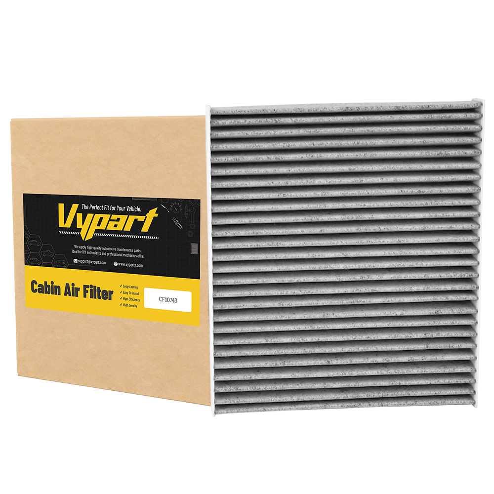 Vypart CP743 (Cf10743) Premium Cabin Air Filter with Activated Carbon, main product view for fresh air