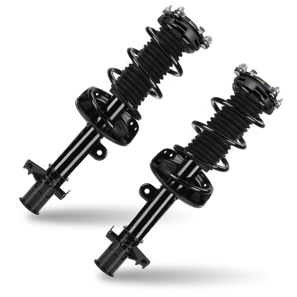 Vypart front left and right complete shock absorber struts with spring assembly, part #272492 & 272491, main product view
