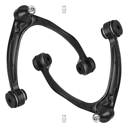 Vypart front upper control arm pair with pre-assembled ball joints for 2007-2017 Cadillac Escalade, Tahoe, and Yukon