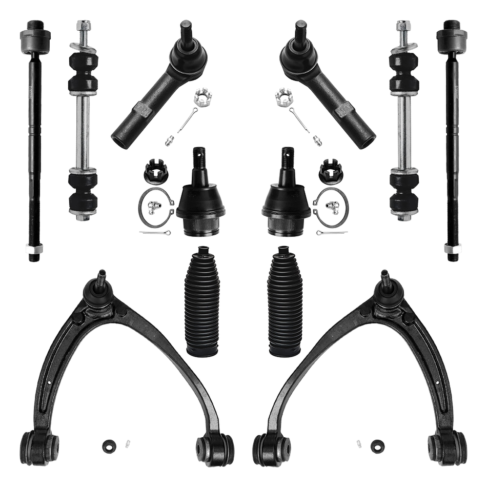 Vypart front upper control arm pair with pre-assembled ball joints for 2007-2016 Silverado, Tahoe, and Sierra 1500