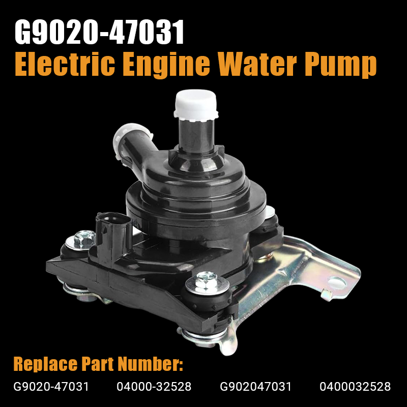 ypart G9020-47031 electric water pump matching OEM numbers 04000-32528, G902047031, and 0400032528, guaranteeing a precise and hassle-free fit for your Toyota Prius.