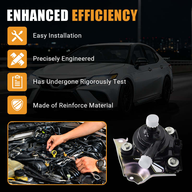 Engineered for easy installation and rigorously tested, this Vypart electric water pump features reinforced materials to significantly enhance cooling efficiency and extend the lifespan of your Prius hybrid engine.
