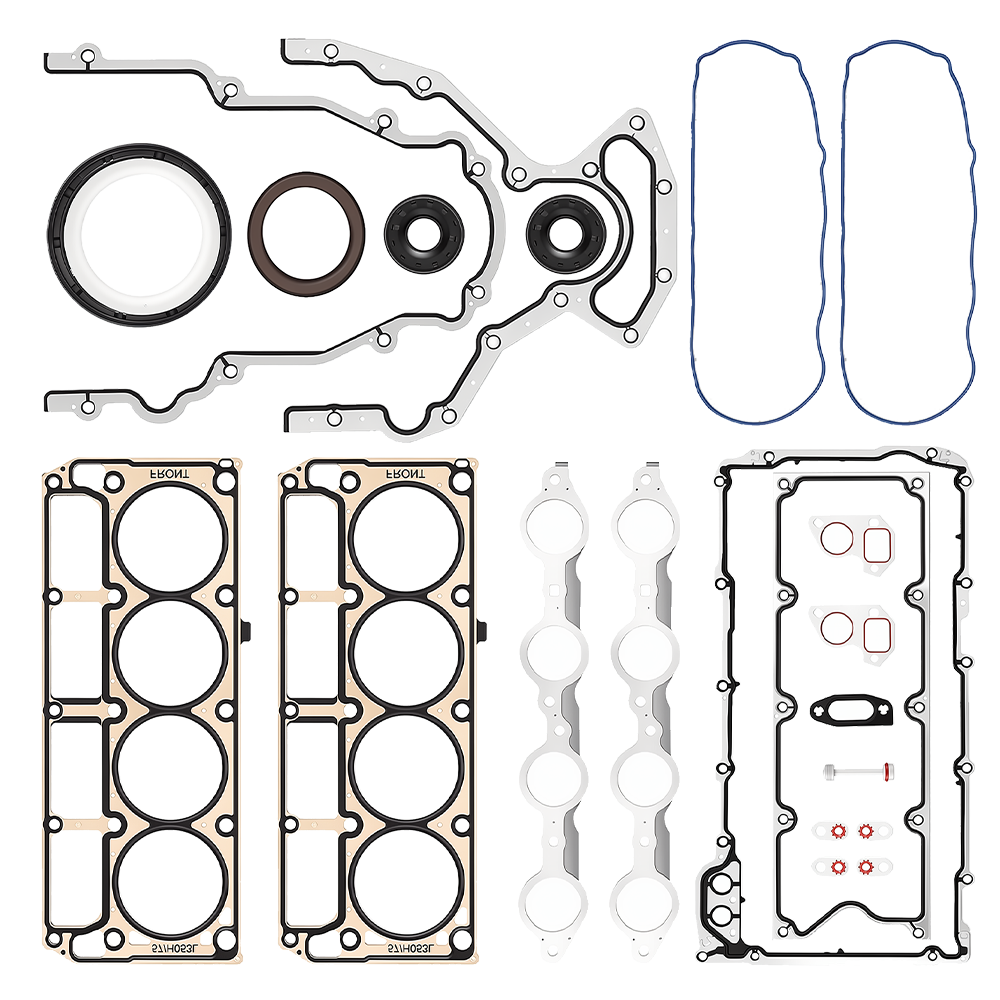 Vypart GM LS Engine Full Gasket Set 4.8L 5.3L 6.0L – Complete Kit with Head Gaskets, Valve Cover, Timing Cover & Seals