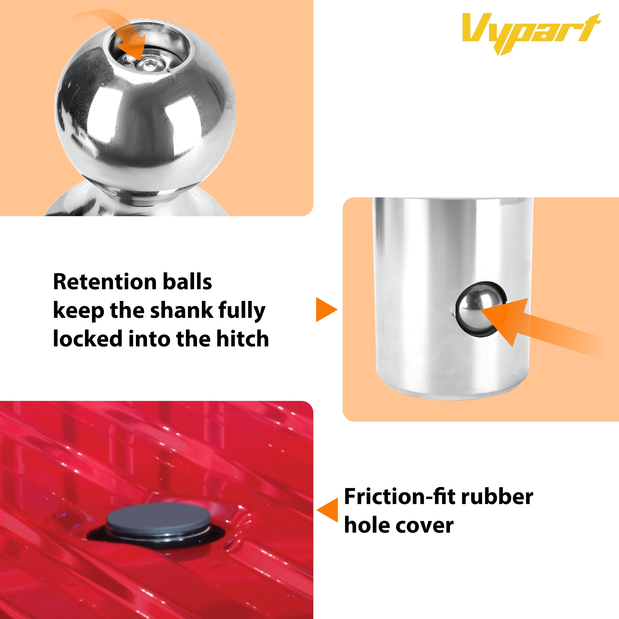 Image showing the Vypart 60692 hitch kit compatibility with GMC Sierra 3500 HD, highlighting model-specific fitment