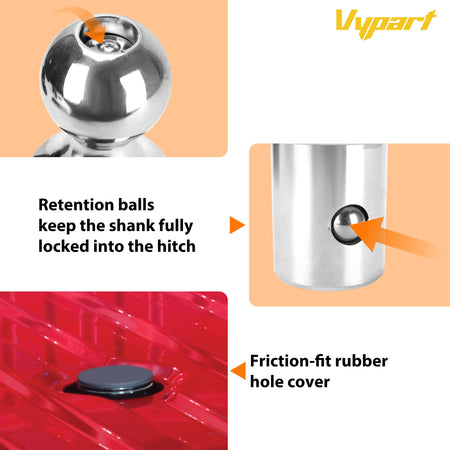 Image showing the Vypart 60692 hitch kit compatibility with GMC Sierra 3500 HD, highlighting model-specific fitment