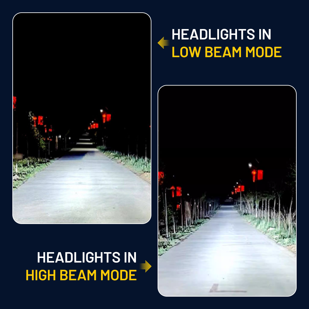 Vypart LED bulbs shown next to H11, H9, H8 sockets, demonstrating universal compatibility and easy plug-and-play installation