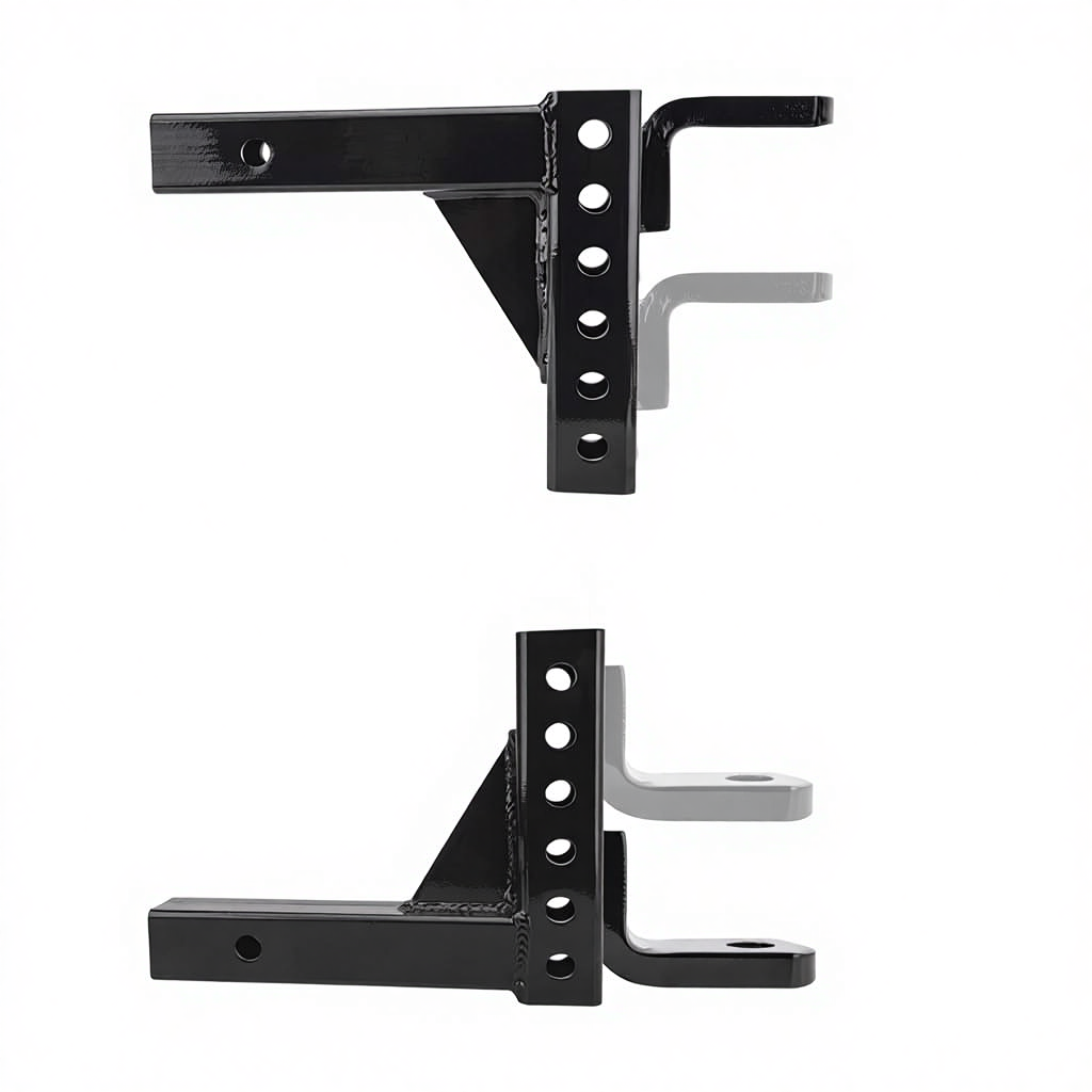 Vypart dual ball mount fitting various trailer types and vehicle receivers