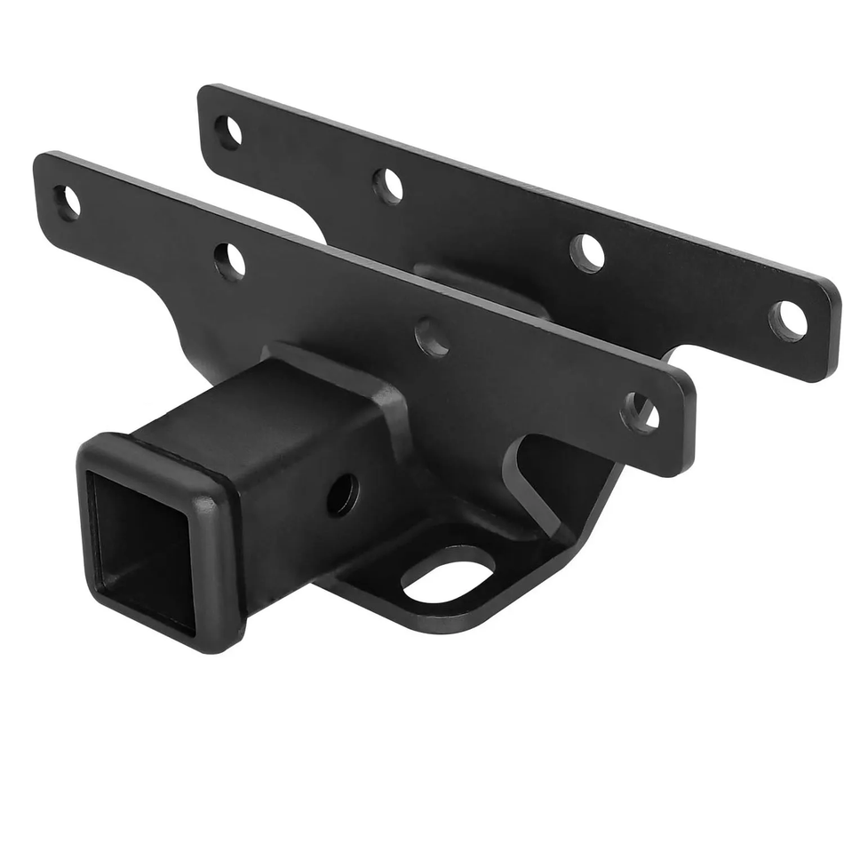 Vypart hitch and cover kit professionally installed on the rear of an SUV or truck, showing clean integration