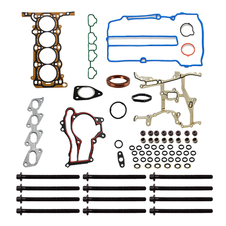Vypart HS26540PT-1 Complete MLS Head Gasket Set with Head Bolts for GM 1.4L Turbo Ecotec Engine