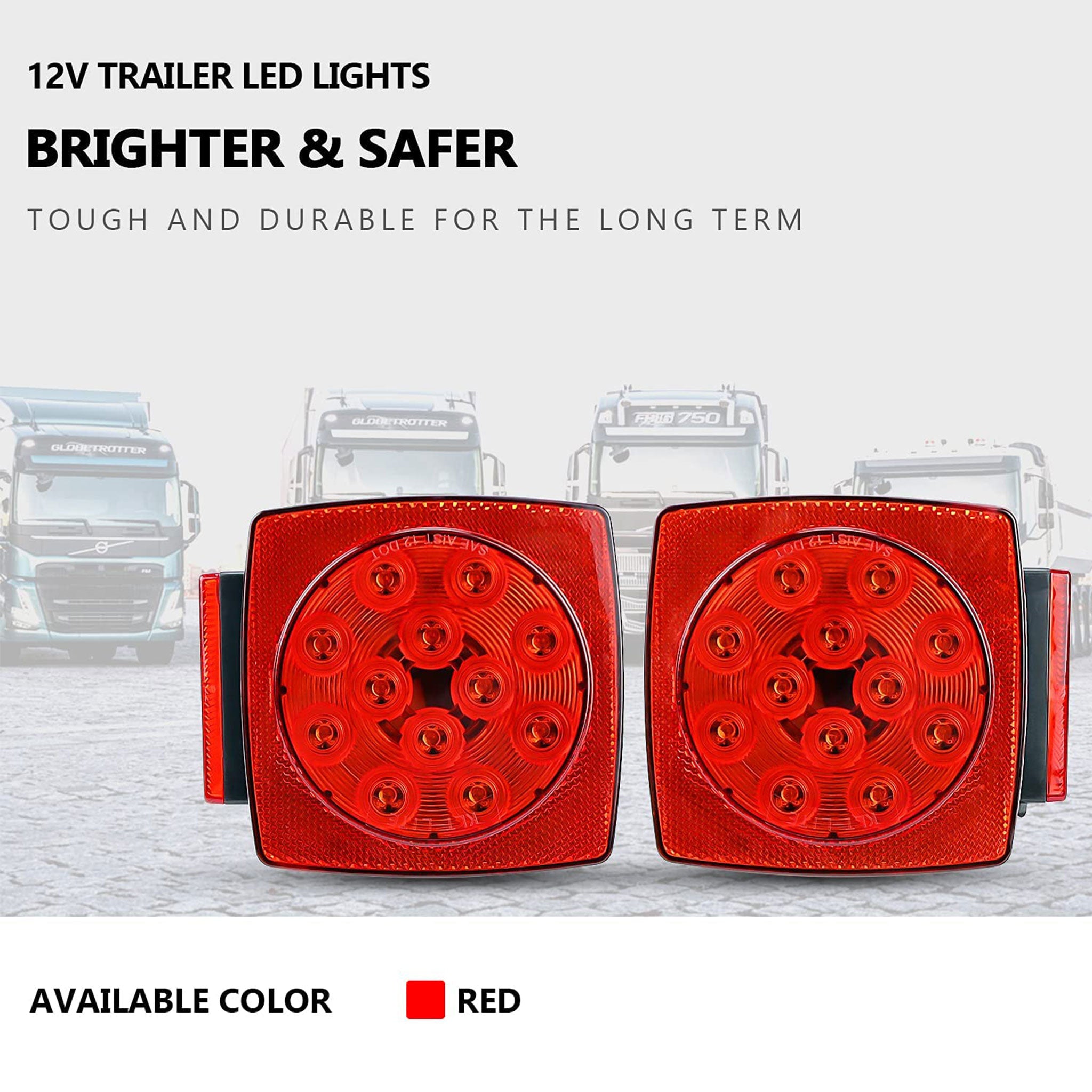 Vypart light kit compatibility with pickup trucks, RVs, and cargo trailers
