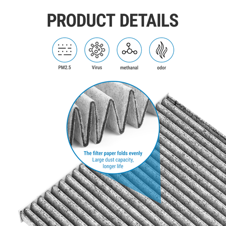 Product packaging clearly displaying all compatible part numbers: CP374, CF10374, CAF1765, and CAF7765