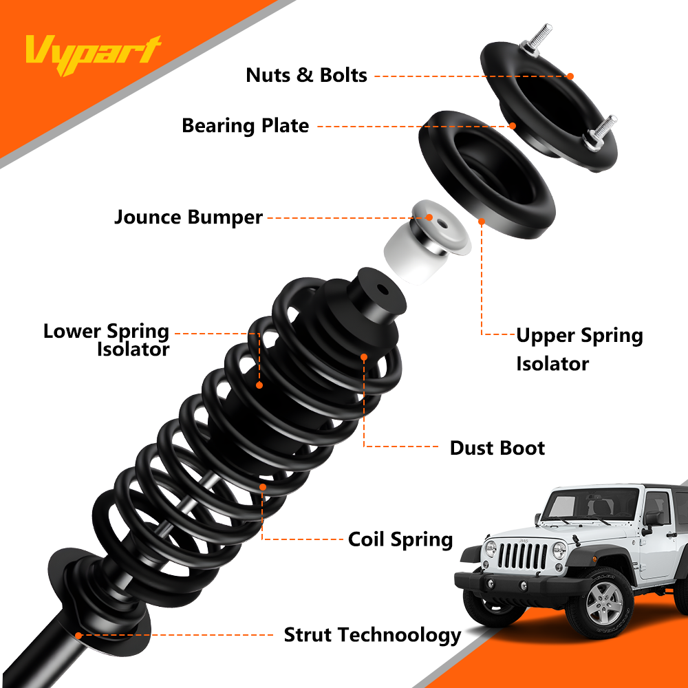 Clear image showing the individual part numbers 171347L and 171347R on the Vypart shock assemblies
