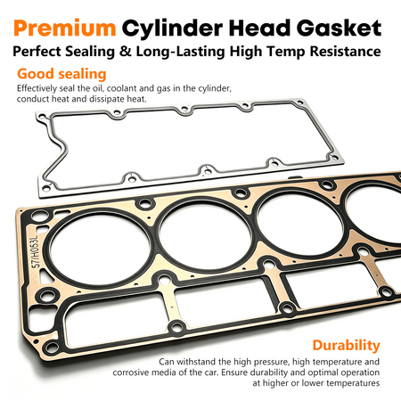 Vypart Premium MLS Cylinder Head Gasket for GM LS Engine – High Temperature & Pressure Resistance, Good Sealing