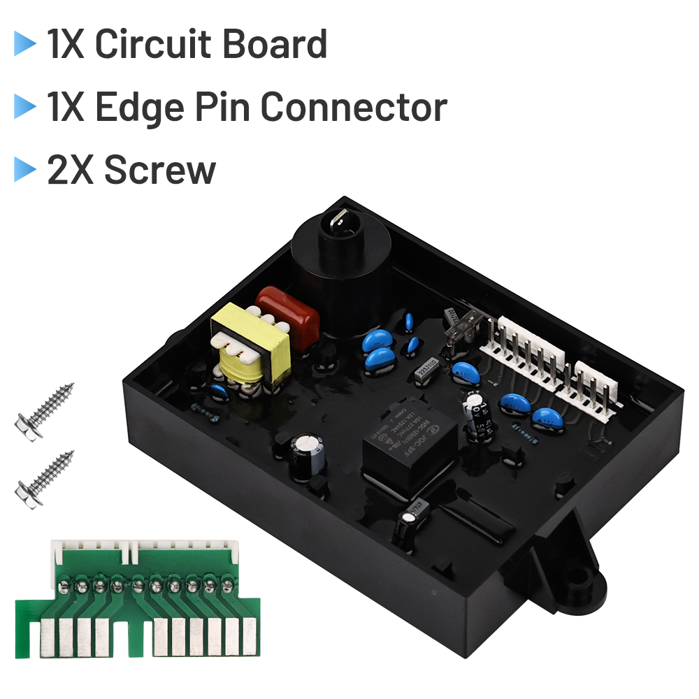 Installation diagram showing where each Vypart part (circuit board, thermal cut-off, spark igniter) fits in an RV water heater