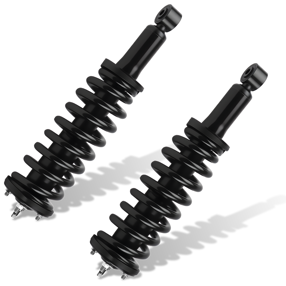detail of the shock absorber and coil spring construction in the Vypart front assembly set