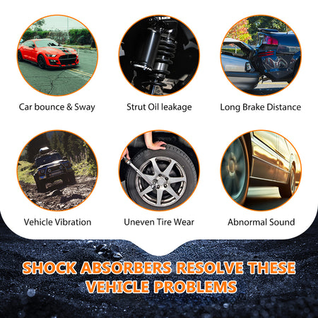 Vypart shock absorber complete packaging and included accessories (e.g., mounting hardware) for Honda CR-V