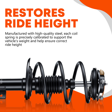 Compatibility chart for Vypart 172393/172392 struts, listing applicable Nissan Altima model years and trims