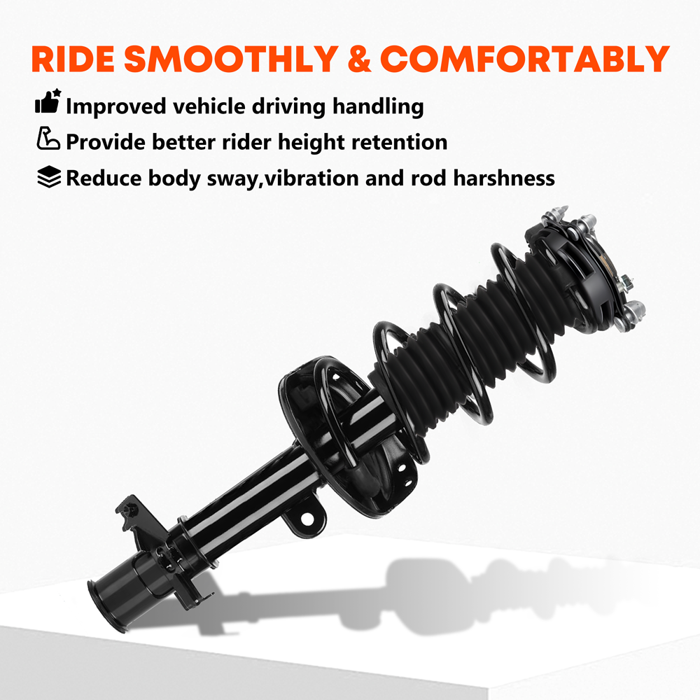 Vypart complete struts pair packaging and all included mounting hardware and accessories