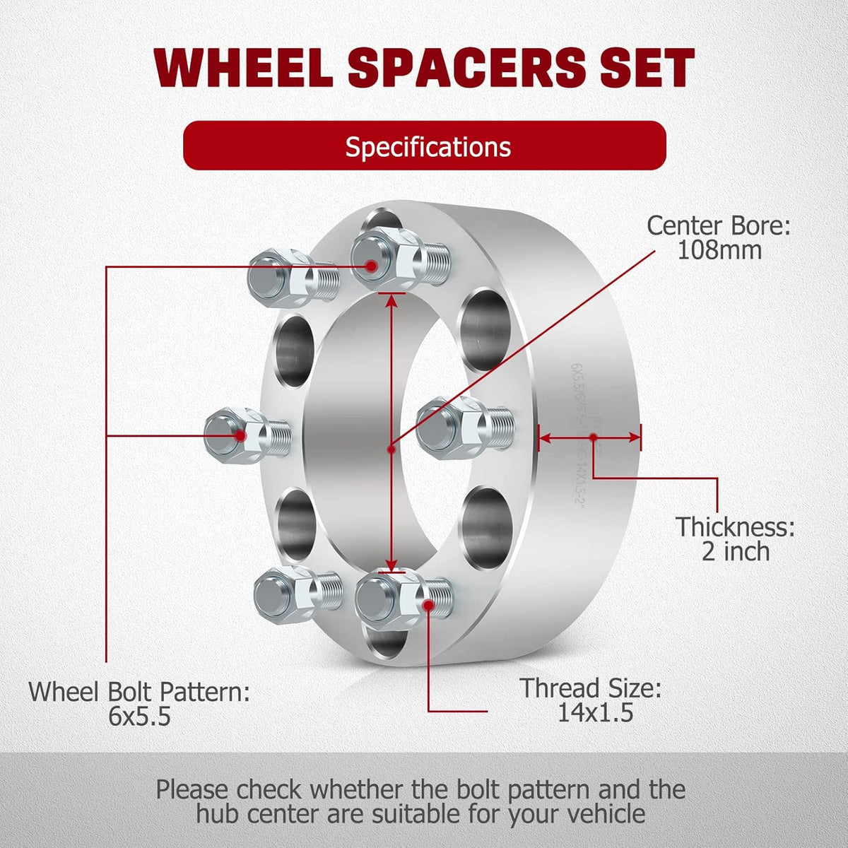 Installation demonstration showing how the Vypart wheel spacer mounts between the vehicle hub and wheel