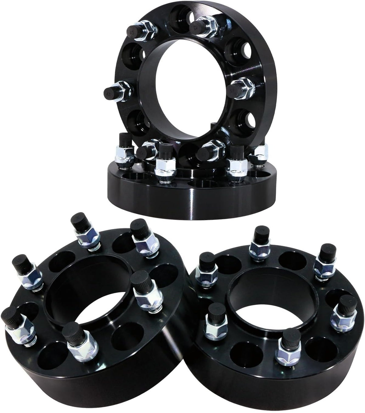 Vypart spacer highlighting the M14x2.0 thread studs for secure wheel mounting